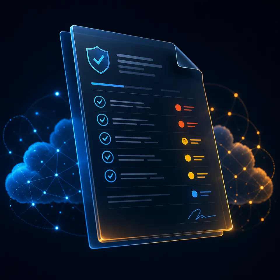 Illustration d’un audit multi-cloud Cloud Inspector